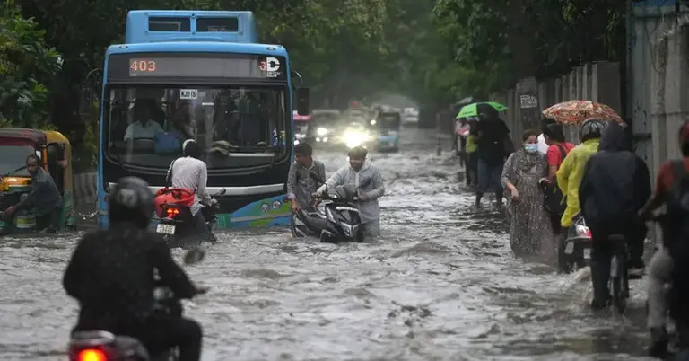 নয়া দিল্লিতে জলাবদ্ধতা